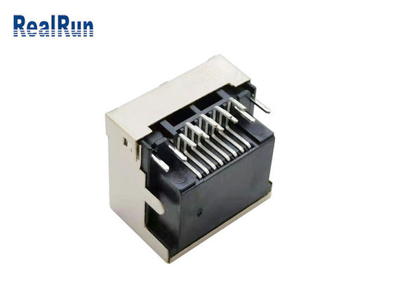 LED 라이트 1.5A와 PCB 8 핀 RJ45 모듈러 잭 연결기 직각