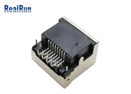 LED 라이트 1.5A와 PCB 8 핀 RJ45 모듈러 잭 연결기 직각