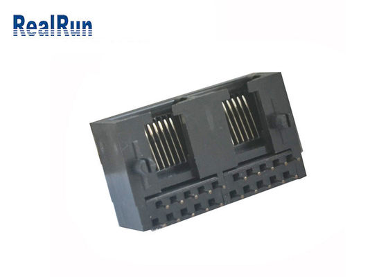 10P10C RJ45 옳은 PCB 모듈러 잭 PBT Rj45 암놈 커넥터