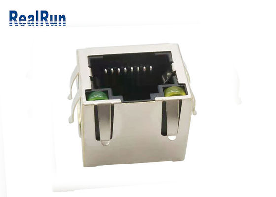 PA6T PBT RJ45 암놈 커넥터 소켓 탄성 각체 차폐