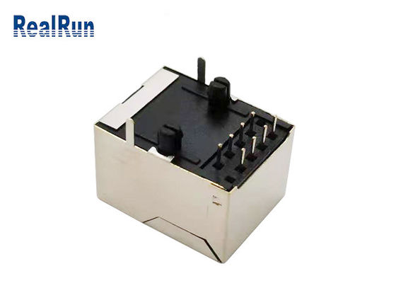 UL94-0 125V Rj45 연결기 금속은 10P8C 모듈 알제이 사십오 잭을 보호했습니다