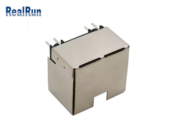 PA46 1 공항 Rj45 모듈러 잭 RJ45 PCB 연결기 구리 합금