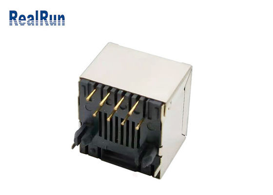 인청동 수직 RJ45 모듈러 잭 연결기 PCB UL94V-0