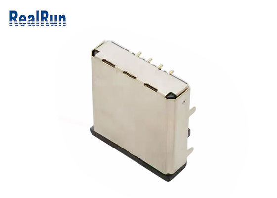 금속은 모듈 플러그 LCP Rj45 PCB 연결기 RJ45-SP-37을 보호했습니다