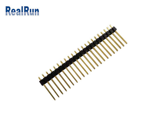 금도금 10U 스트레이트 헤더 커넥터 PBT UL94V-0 2.54mm 피치