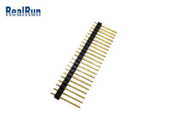 금도금 10U 스트레이트 헤더 커넥터 PBT UL94V-0 2.54mm 피치
