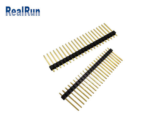 금도금 10U 스트레이트 헤더 커넥터 PBT UL94V-0 2.54mm 피치