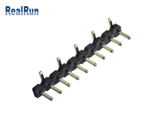 PA6T 수직 SMT SMD 핀 헤더 커넥터 2.0mm 단일 행 PA6T