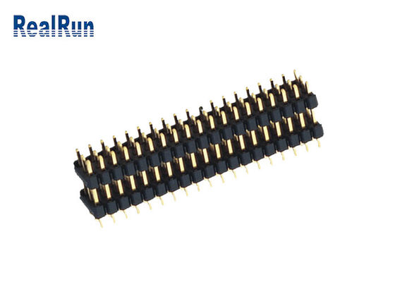 UL94V-0 2.54mm 피치 남성 핀 헤더 이중 플라스틱 DIP 헤더 커넥터