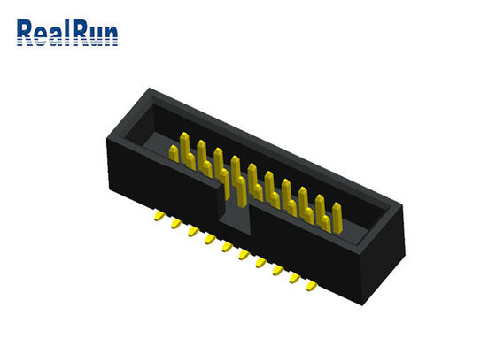 연결관을 난입하는 SGS LCP PA6T PBT SMT 상자 우두머리 1.27mm 철사