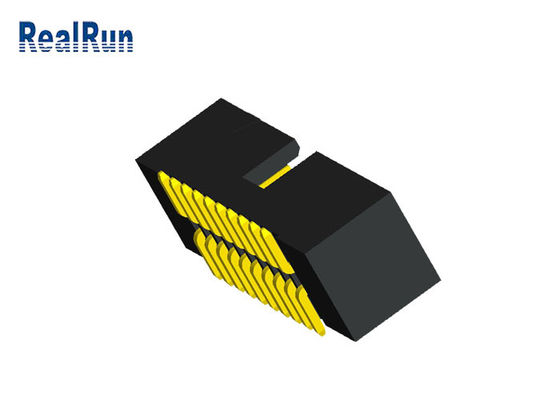 연결관을 난입하는 SGS LCP PA6T PBT SMT 상자 우두머리 1.27mm 철사