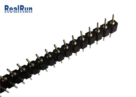 2.54mm DIP PCB 라운드 핀 남성 헤더 골드 터미널 커넥터