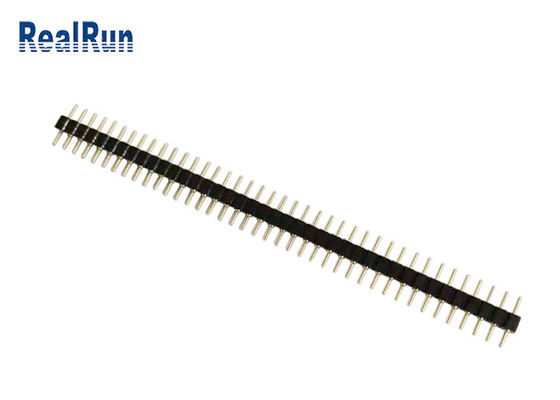 2.54mm DIP PCB 라운드 핀 남성 헤더 골드 터미널 커넥터