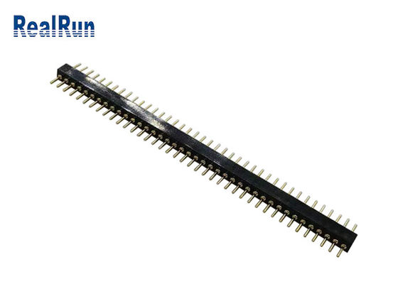 40P 1.778mm 피치 라운드 남성 헤더 L10.0 스트레이트 1 행 DIP
