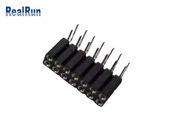 UL94V-0 2.54mm 라운드 암 핀 헤더 직각 80 핀 SGS