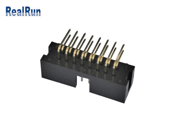 2.54 밀리미터 IDC PCB 메일플러그 연결기 9.0 밀리미터 높이 남자 박스 헤더