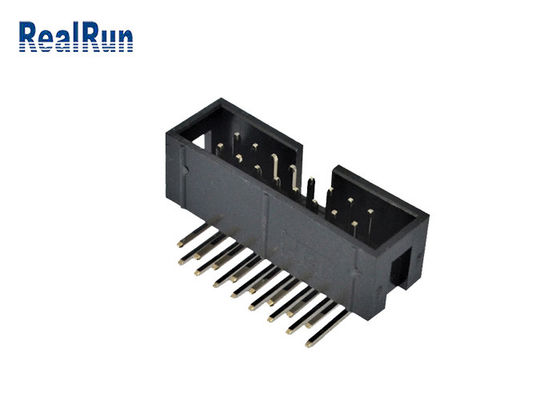 2.54 밀리미터 IDC PCB 메일플러그 연결기 9.0 밀리미터 높이 남자 박스 헤더