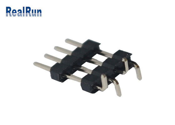 UL94V-0 놋쇠로 만든 PA6T 2.0 밀리미터 SMT 핀헤더 2 앰프 PCB 말레 해더 커넥터