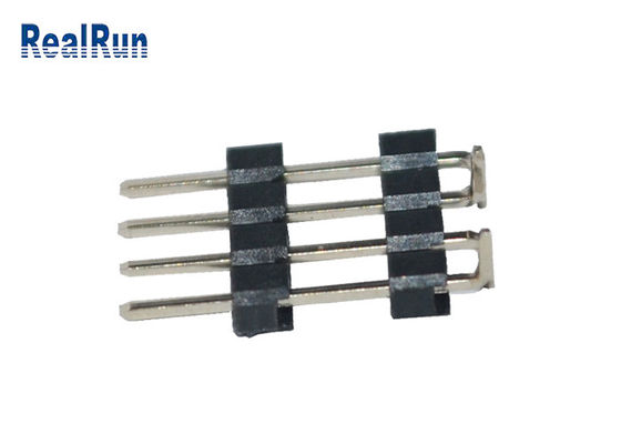 UL94V-0 놋쇠로 만든 PA6T 2.0 밀리미터 SMT 핀헤더 2 앰프 PCB 말레 해더 커넥터