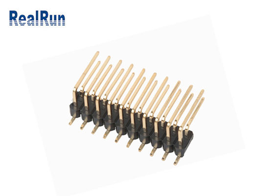 DC500V 이중 레이어 SMD 핀헤더 직각 놋쇠 PA6T PBT