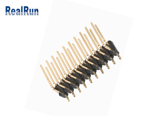 DC500V 이중 레이어 SMD 핀헤더 직각 놋쇠 PA6T PBT