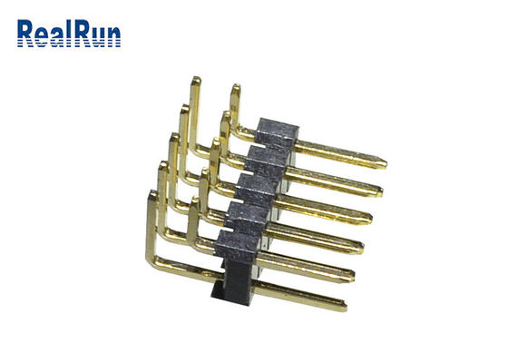 3Amp LCP PBT 1000VAC 핀 헤더 커넥터 2.54mm 이중 행 PA6T