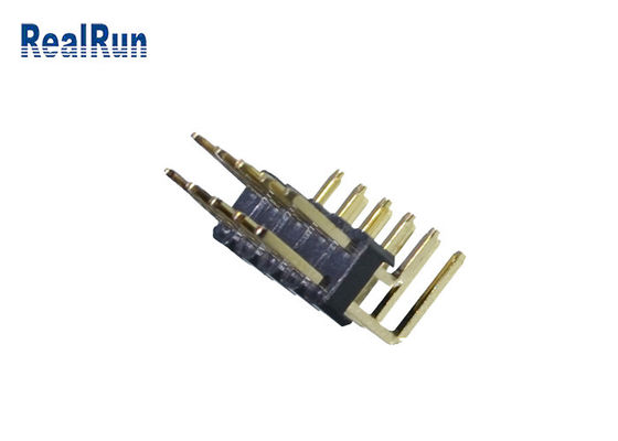 3Amp LCP PBT 1000VAC 핀 헤더 커넥터 2.54mm 이중 행 PA6T