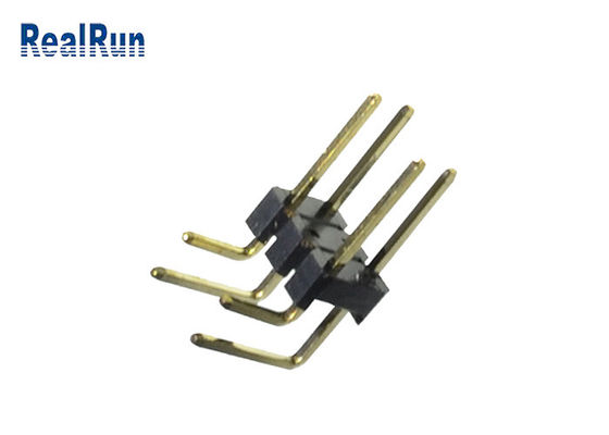 LCP PA6T PBT Pcb 헤더 커넥터 UL94V-0 이중 행 헤더 커넥터