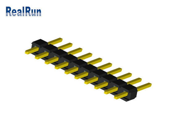 1x10P UL94V-0 단일 행 핀 헤더 PA6T PBT PCB 보드 커넥터