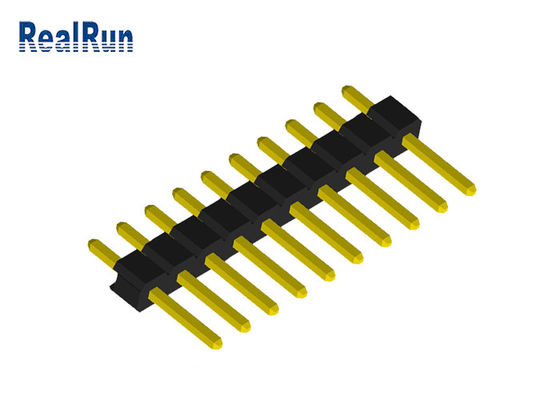 1x10P UL94V-0 단일 행 핀 헤더 PA6T PBT PCB 보드 커넥터