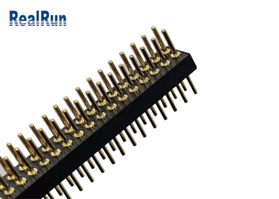 PA6T PPS 1.9mm 높이 원형 핀 헤더 스트레이트 70P LCP UL94V-0