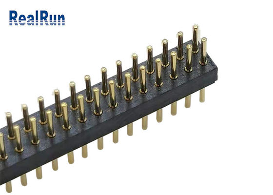 PA6T PPS 1.9mm 높이 원형 핀 헤더 스트레이트 70P LCP UL94V-0