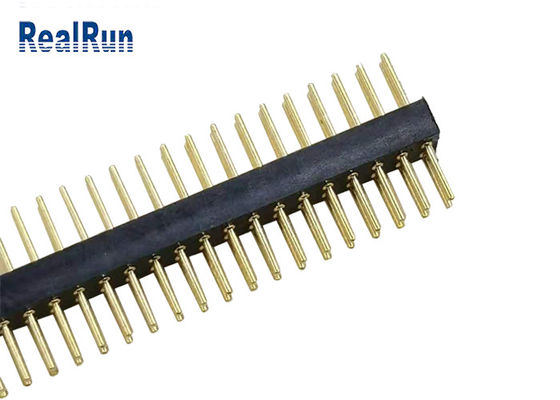 PA6T PPS 1.9mm 높이 원형 핀 헤더 스트레이트 70P LCP UL94V-0