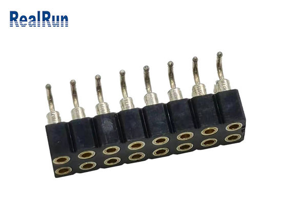 PBT PA6T PPS L7.40 암 우두머리 연결관 2.54mm 피치 SMT SMD ISO9001