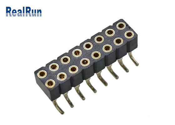 PBT PA6T PPS L7.40 암 우두머리 연결관 2.54mm 피치 SMT SMD ISO9001