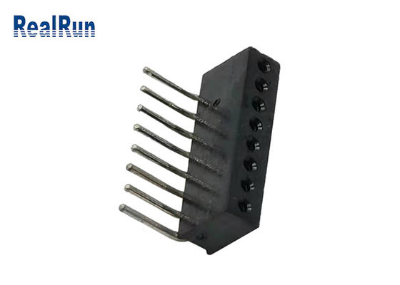PA6T PPS 높이 4.1mm 원형 핀 헤더 L8.6mm 직각