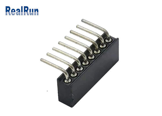 PA6T PPS 높이 4.1mm 원형 핀 헤더 L8.6mm 직각