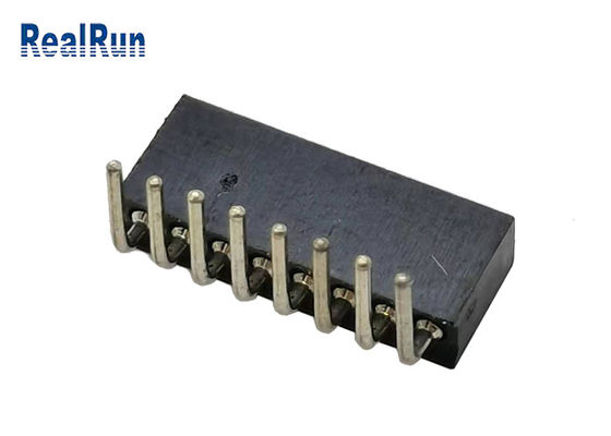 PA6T PPS 높이 4.1mm 원형 핀 헤더 L8.6mm 직각