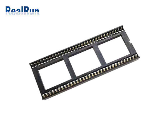 PCB 64P 1.778mm Ic 텍스트 소켓 커넥터 DIP PBT UL94V-0 인광체 청동