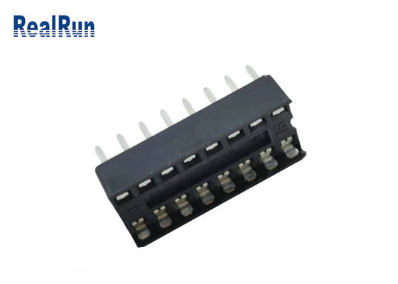 2×8P DIP 행 PBT 절연체 IC 소켓 PA6T UL94V-0 PCB 마더보드 커넥터