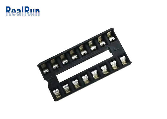 2×8P DIP 행 PBT 절연체 IC 소켓 PA6T UL94V-0 PCB 마더보드 커넥터