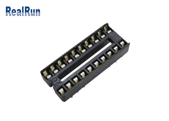 7.62mm 줄 간격 카드 연결관 1000VAC 14 핀 우두머리 연결관 2.54mm IC