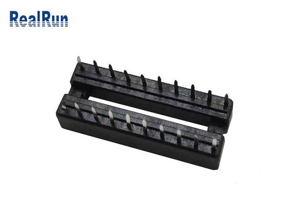 7.62mm 줄 간격 카드 연결관 1000VAC 14 핀 우두머리 연결관 2.54mm IC