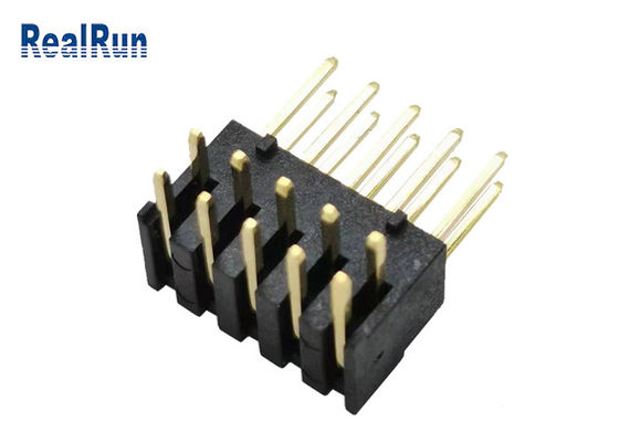 연결관을 난입하는 ISO9001 10P PBT 두 배 줄 핀 우두머리 PA6T LCP 널