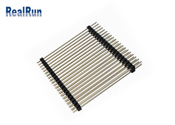 PA6T LCP 0.75A 황동 핀 헤더 커넥터 골드 플래시 Pcb 커넥터