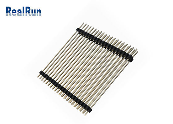 PA6T LCP 0.75A 황동 핀 헤더 커넥터 골드 플래시 Pcb 커넥터