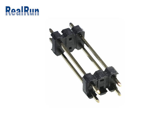 PA6T PBT LCP 섬유 핀 우두머리 연결관 2.54mm 복각 관통 구멍 0.75A