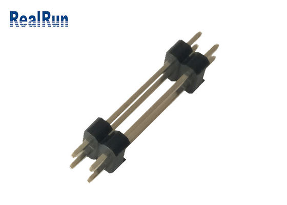 솔더 PA6T DC 0.75 핀 헤더 커넥터 H2.5 4P Pcb Male DC 0.75A