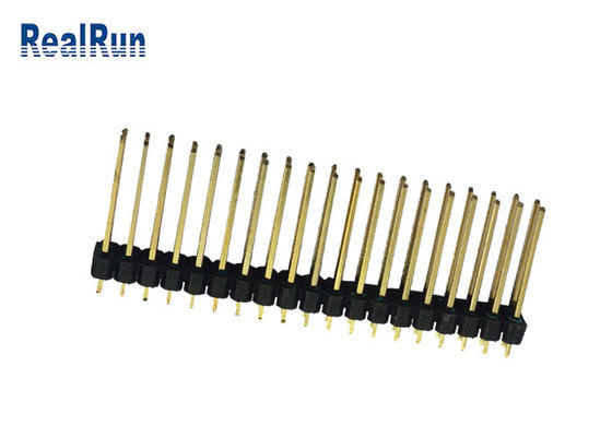 UL94V-0 PA6T 절연체 Pcb 핀 커넥터 2.54mm 2*19P 복각 500VAC/분