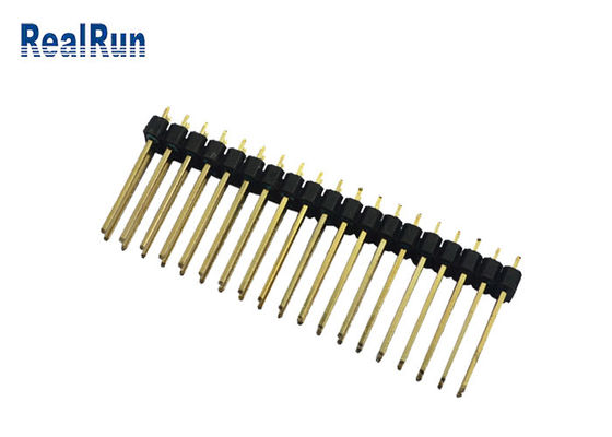 UL94V-0 PA6T 절연체 Pcb 핀 커넥터 2.54mm 2*19P 복각 500VAC/분